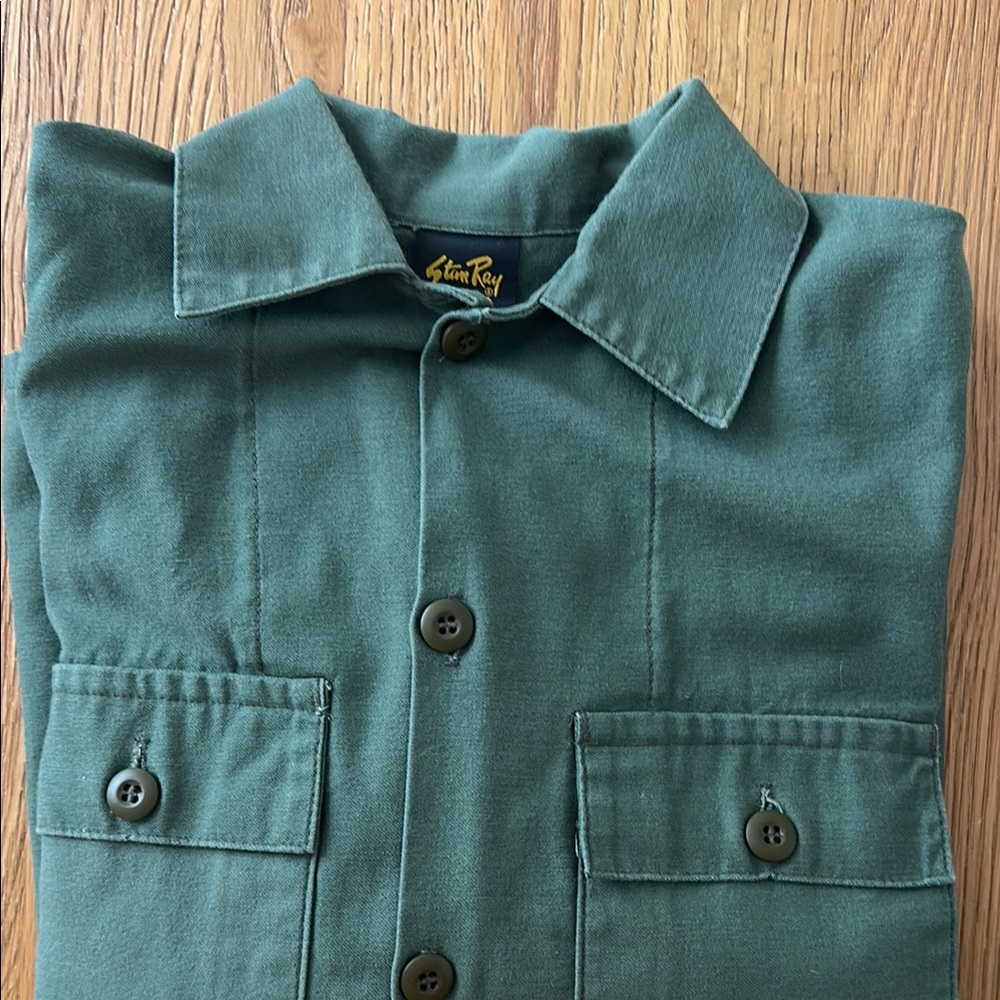 Stan Ray Men's Fatigue Jacket Army Green